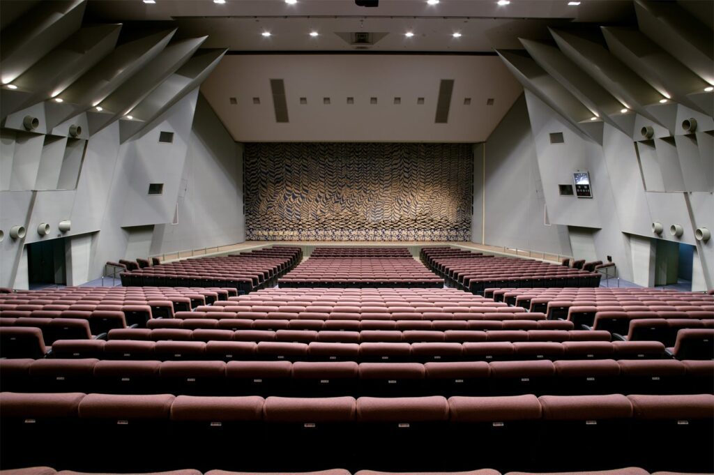 池田市民文化会館(アゼリアホール)のキャパシティ・座席表画像